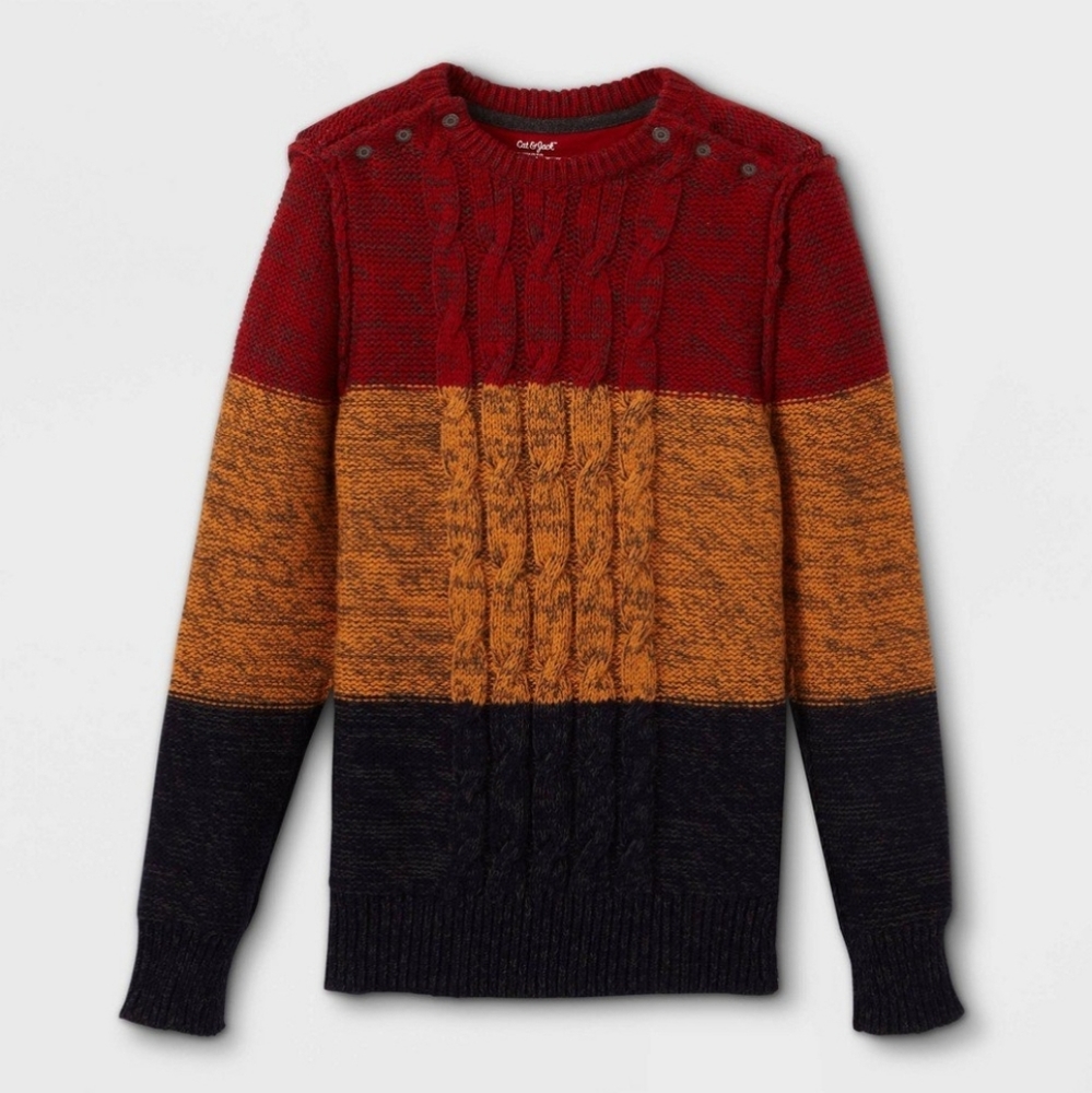 Boys Adaptive Cale Pullover Sweater- Cat & Jack